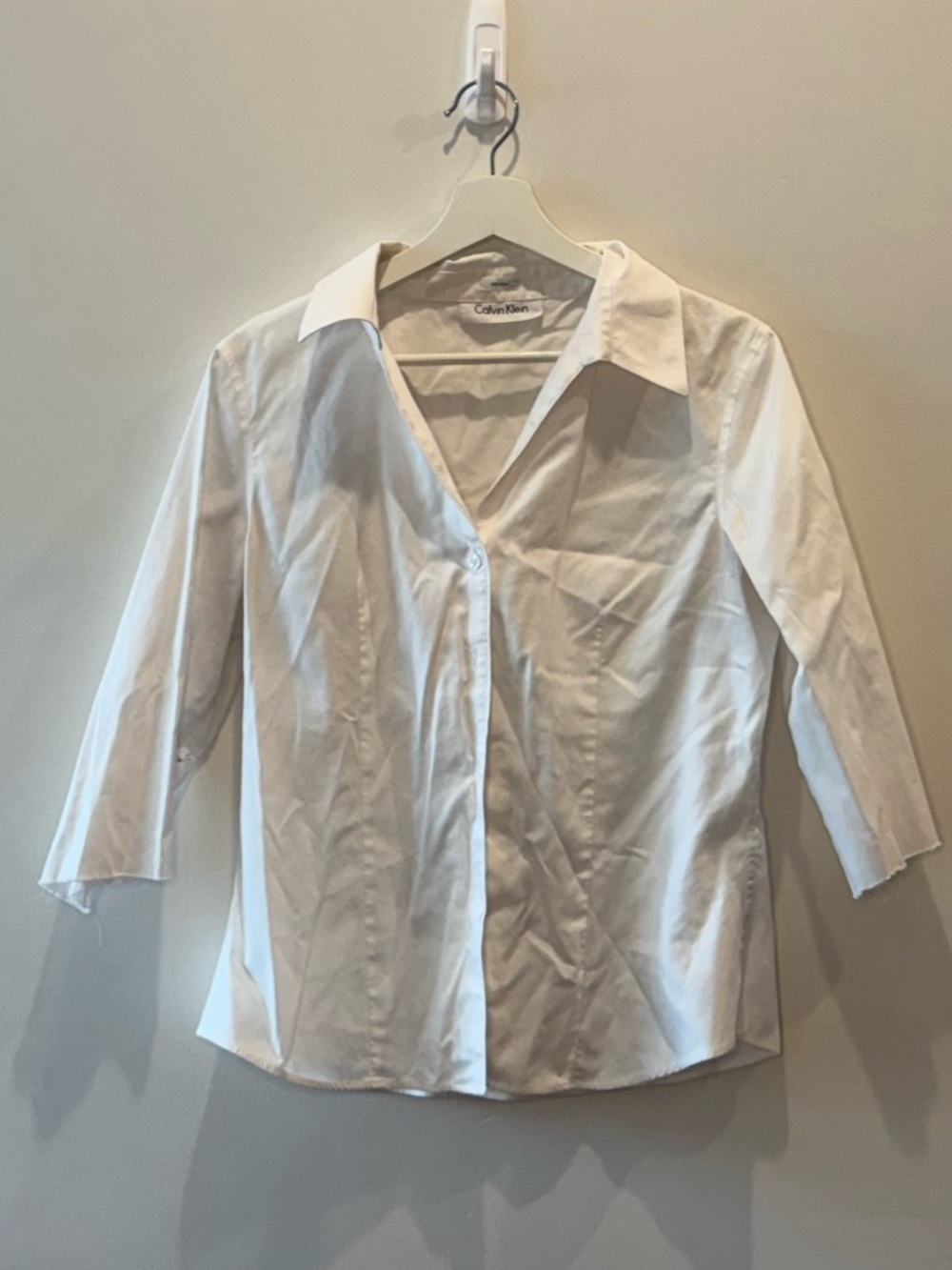 Calvin Klein White Button Down Shirt